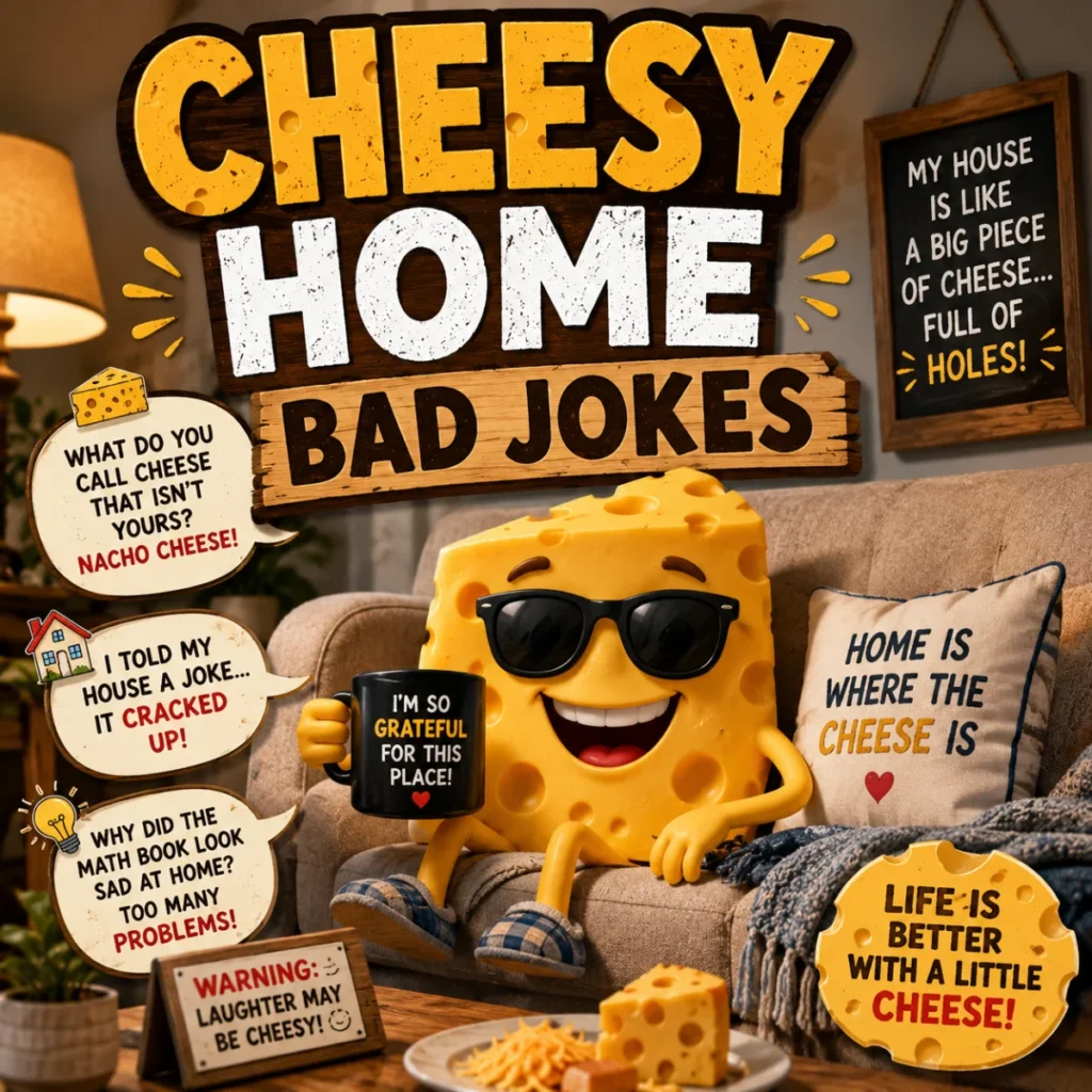 Cheesy Home Bad Jokes