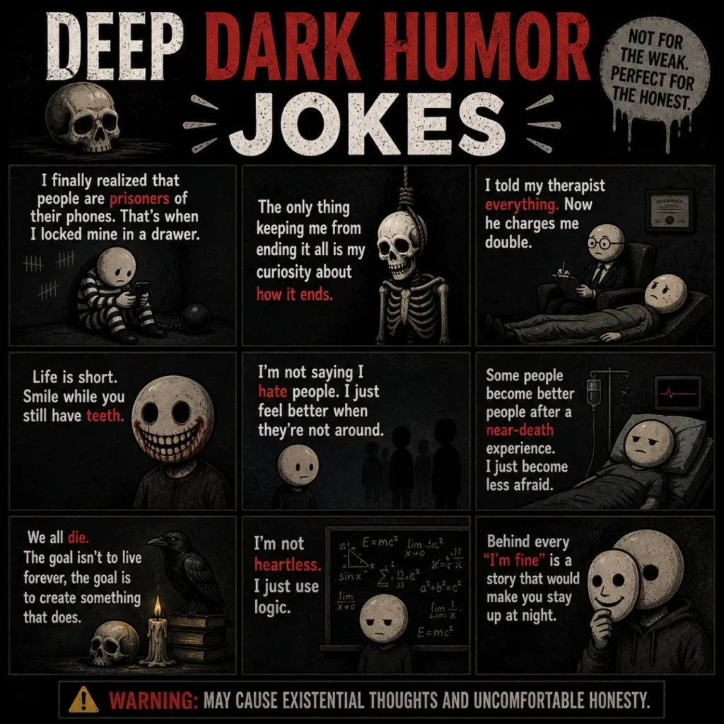 Deep Dark Humor Jokes