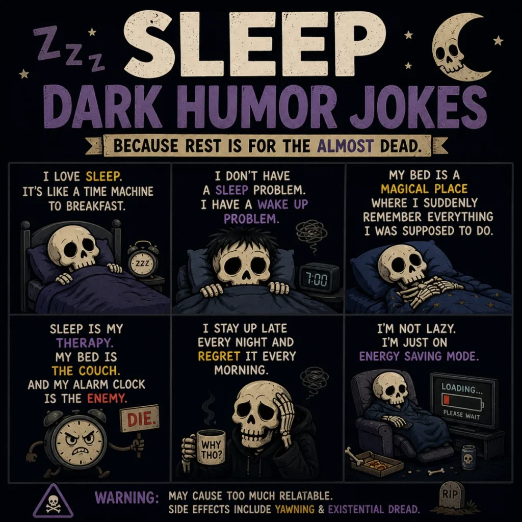 Sleep Dark Humor Jokes