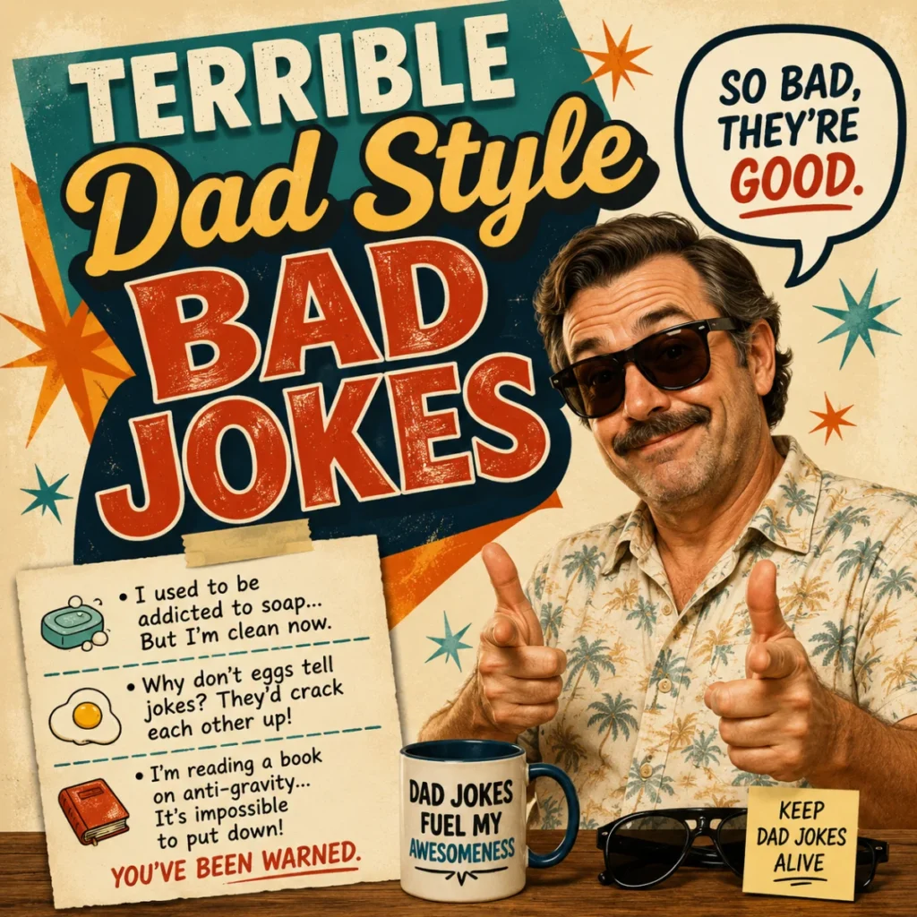 Terrible Dad Style Bad Jokes