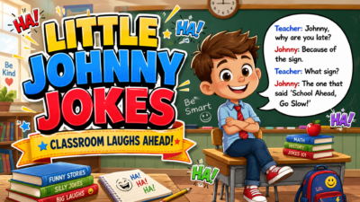 Funny Little Johnny jokes classroom featured image