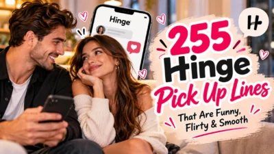 255 Hinge pick up lines for funny, flirty, and smooth dating conversations
